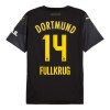 Maillot de Supporter Borussia Dortmund Fullkrug 14 Extérieur 2024-25 Pour Homme